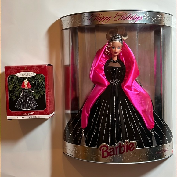 Mattel Other - Vintage 1998 Happy Holidays Barbie Doll Special Edition Mattel & Ornament